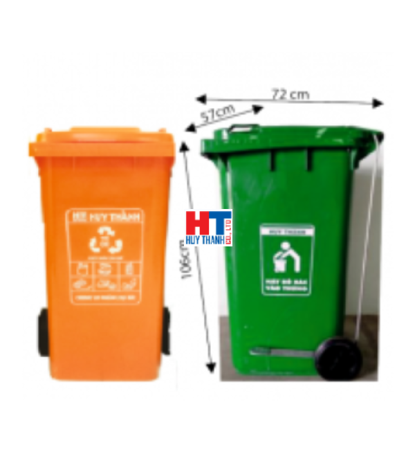 Thùng Rác 240l - Bàn Đạp - TC